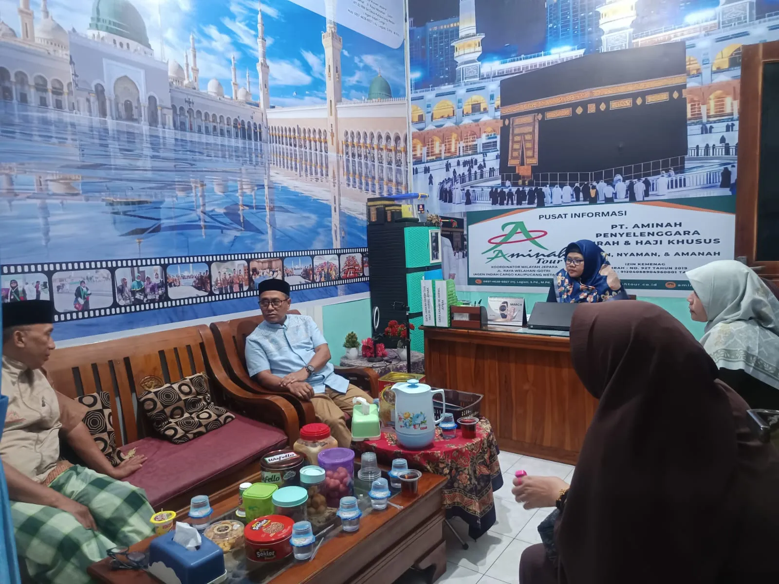 Kunjungan aminah Tour Pusat ke Aminah Tour Jepara